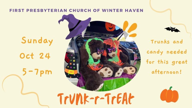 First Presbyterian Church of Winter Haven Presents Trunk-R-Treat