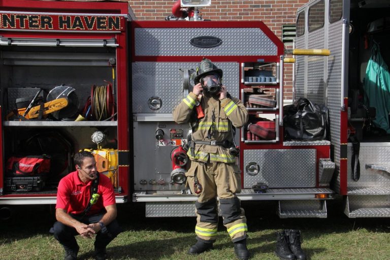 Winter Haven Police and Fire Department Participate In Great American Teach-In