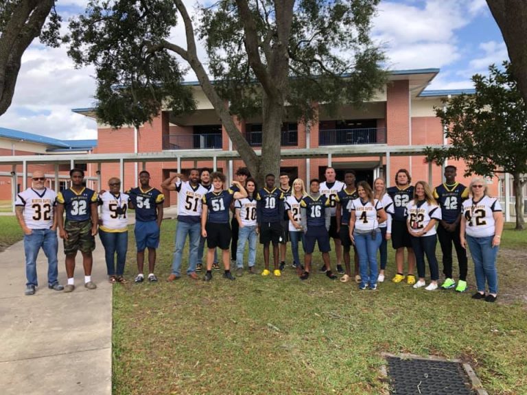 Winter Haven High School Football Players Gift Their Jerseys To Staff Members Who Made An Impact On Them