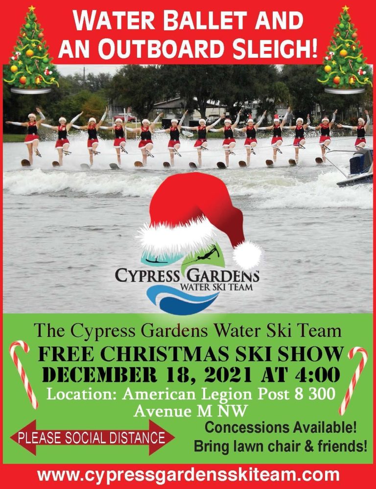 Cypress Gardens Water Ski Team Hosting Free Christmas Water Ski Show