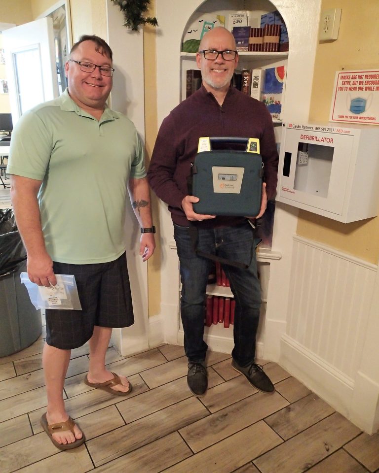 Culpepper’s Cardiac Foundation Installs 4th AED at The Mission