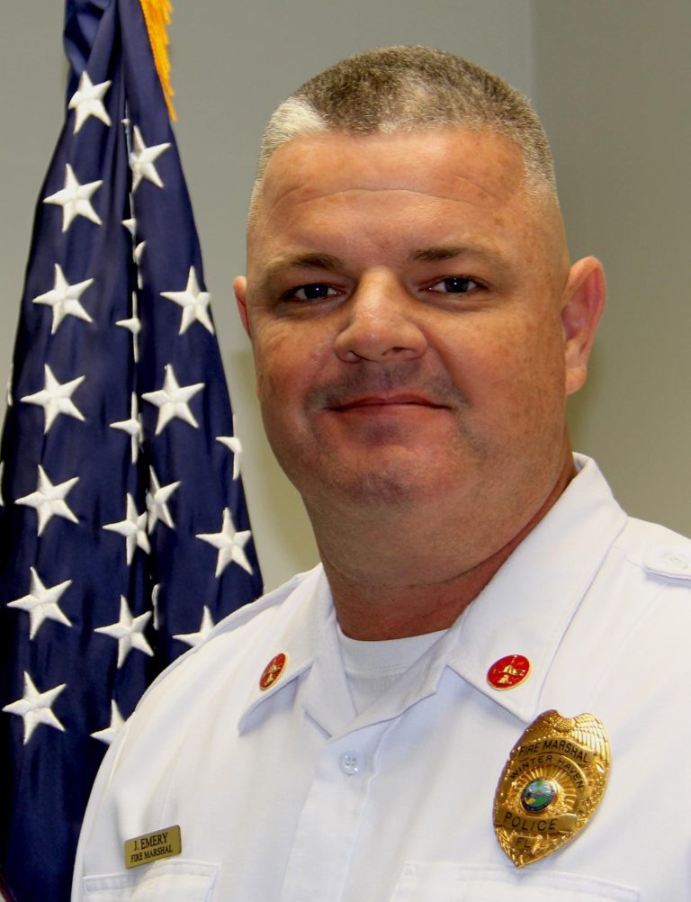 Winter Haven Public Safety And City of Winter Haven Announce Promotion Of Fire Marshal Joseph “Sonny” Emery, Jr. To Chief Of Winter Haven Fire Department