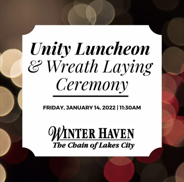 Unity Luncheon & Wreath Laying Ceremony To Remember Dr. Martin Luther King, Jr.