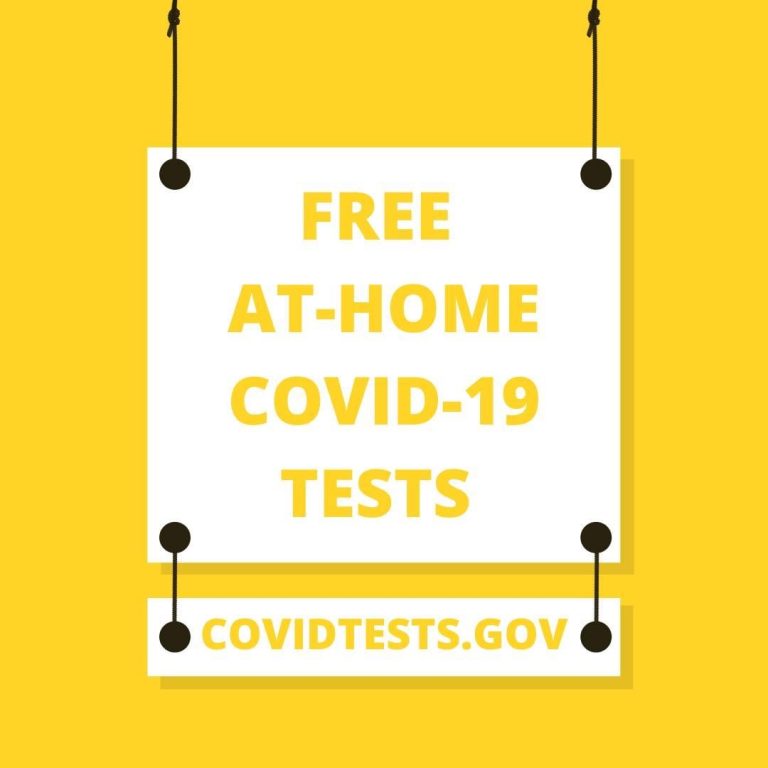 Free At-Home COVID-19 Tests Available