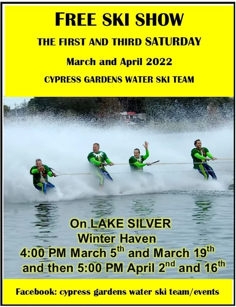 Cypress Gardens Water Ski Team FREE Ski Shows