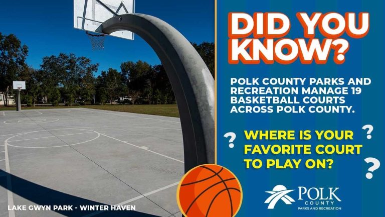 Play Some Basketball This Weekend On One Of Polk County Parks and Recreation’s Many Courts