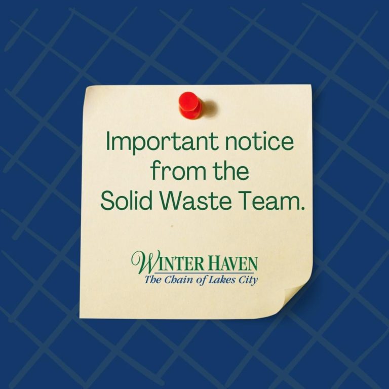 Important Notice From Solid Waste Team Regarding Collection Services