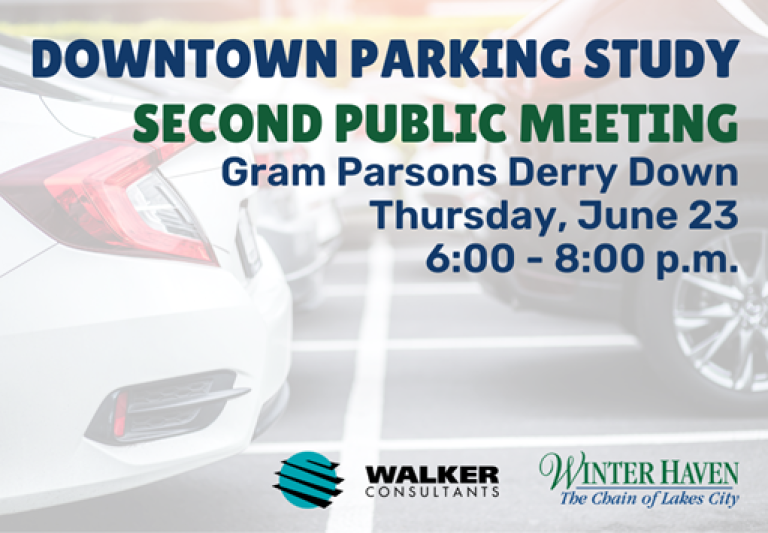 Downtown Parking Study- Second Public Meeting Set For June 23