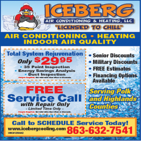 Don’t let your A/C  maintenance go!   You need to get your A/C system checked and cleaned by the professionals at Iceberg Air Conditioning