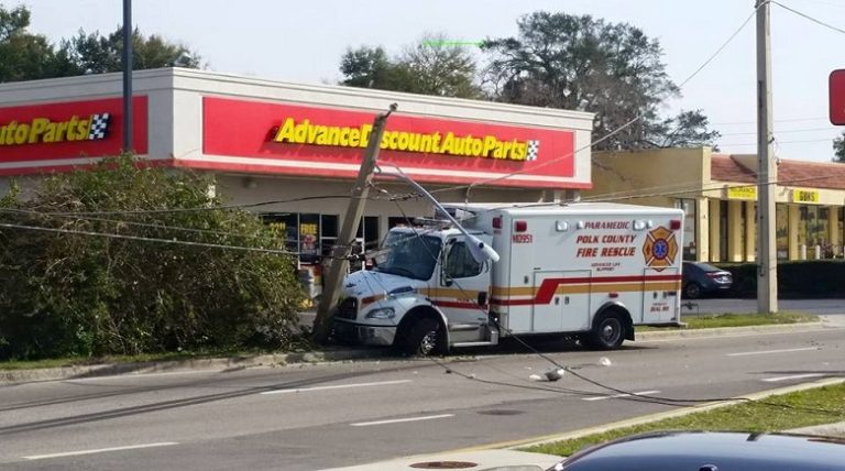 UPDATE 10AM – Polk County Fire Rescue Crash – No Injuries No Patients on Board