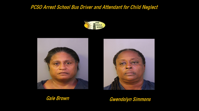 Lake Wales School Bus Driver and Attendant Arrested for Child Neglect