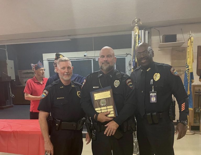 Winter Haven Police Officer Awarded American Legion Post 8 Officer of the Year