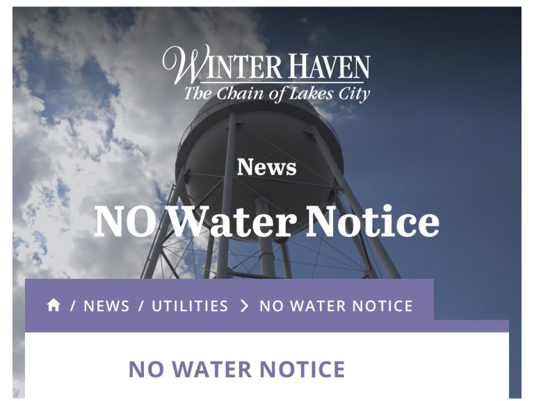 Notice To Irrigation Customers – Reuse Water Service Interruption