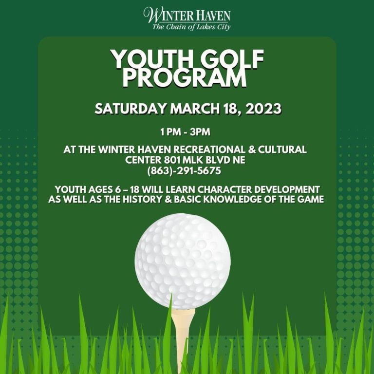Winter Haven Recreational & Cultural Center Hosting FREE Youth Golf Program March 18