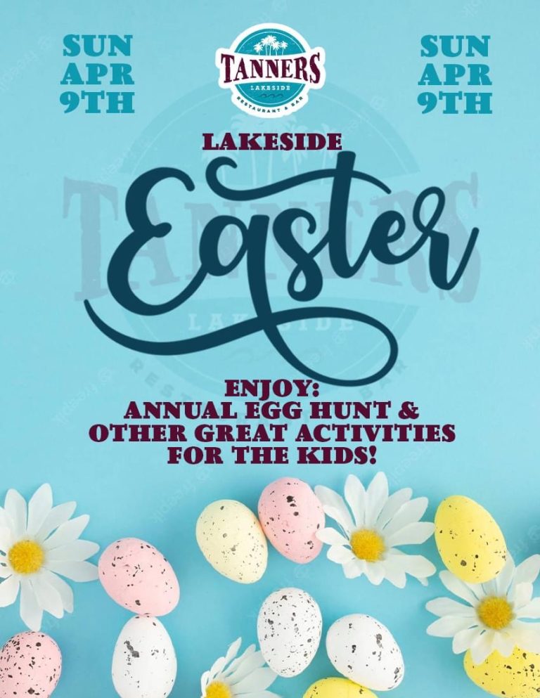 Tanners Lakeside Offering Day Full Of Family Fun With Annual Egg Hunt Easter Event