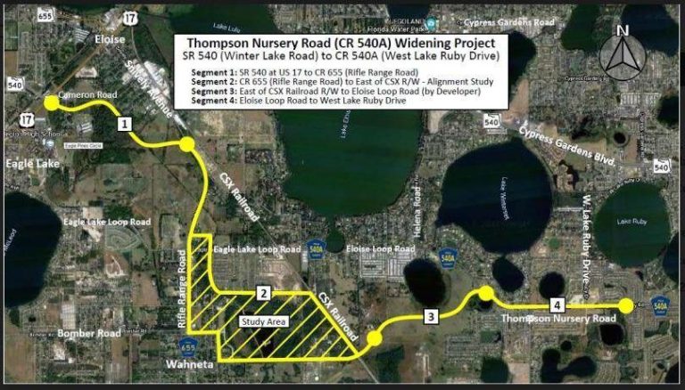 Thompson Nursery Road (CR 540A) Widening Project Could Be Completed in 5 to 7 Years