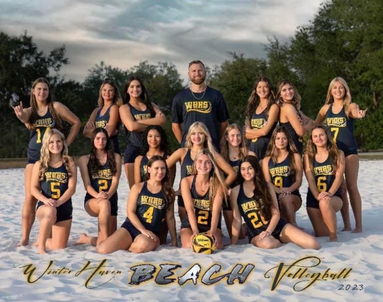 Ranked Winter Haven High School Beach Volleyball Team Playing In District Championship Tournament April 26