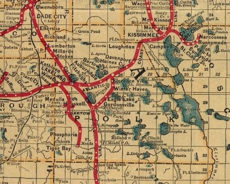 In 1883 Henry Plant Constructed First Railroad Into Polk County