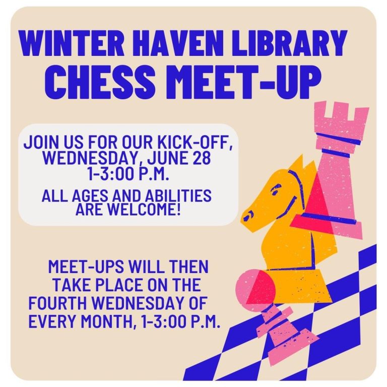 Winter Haven Public Library Hosting Its First Chess Meet-Up