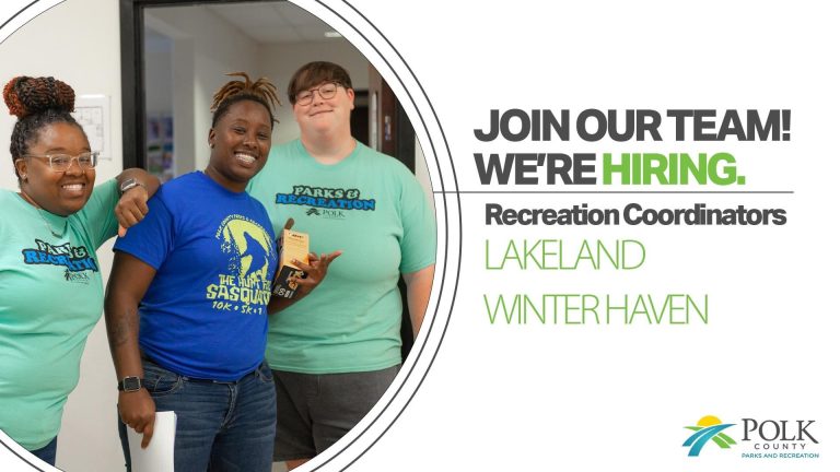 Polk County Parks And Recreation Looking For Full Time Recreation Coordinators