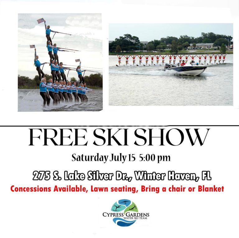 Cypress Gardens Water Ski Team Hosting Free Ski Show July 15