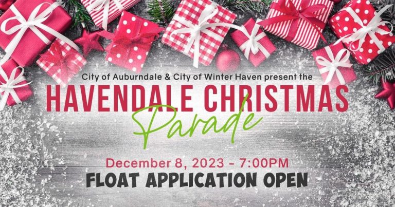 City of Winter Haven Hosting Annual Havendale Christmas Parade December 8