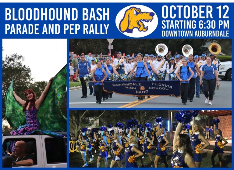 Bloodhound Bash Parade and Pep Rally October 12