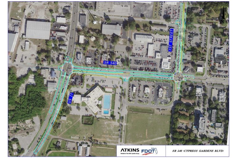 Construction Continues On Cypress Gardens Blvd From 1st Street To US17 – Additional Lane Closures Expected Next Week