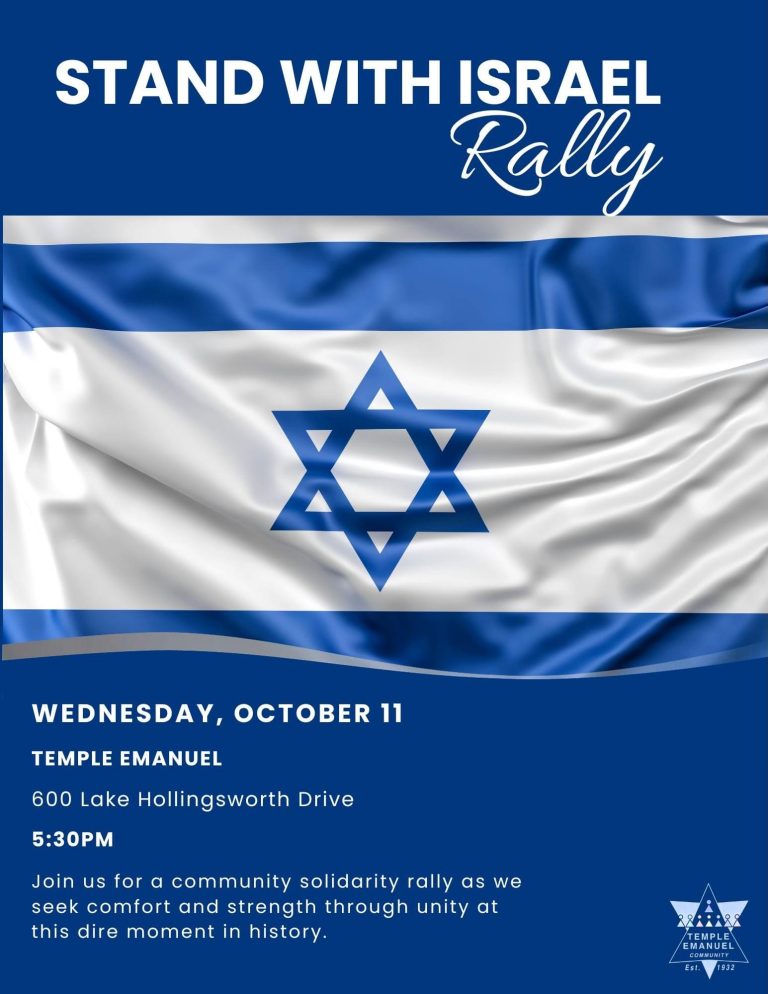 Sheriff Grady Judd Attending and Speaking At “Stand With Israel Rally” on Wednesday, October 11