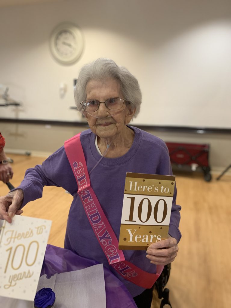 This Oak Haven Nursing Center Resident Celebrated Her 100th Birthday. You’ll Never Guess What She Owes Her Long Life To