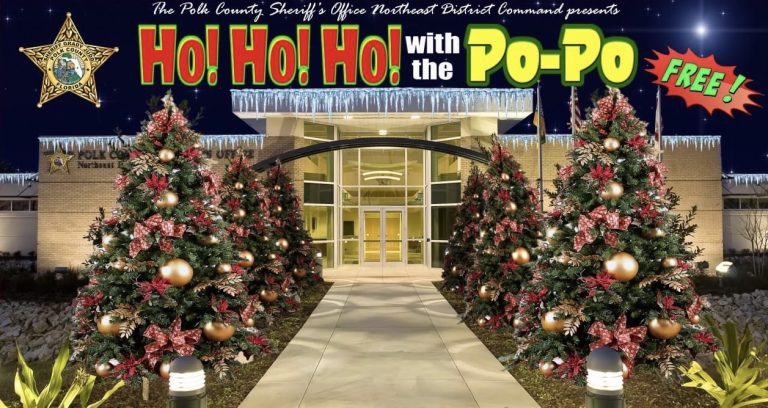 Polk County Sheriff’s Office Hosting 4th Annual “Ho! Ho! Ho! with the Po-Po” FREE Christmas Event
