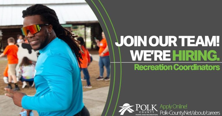 Polk County Parks & Recreation Hiring Several Full Time Recreation Coordinators Around The County