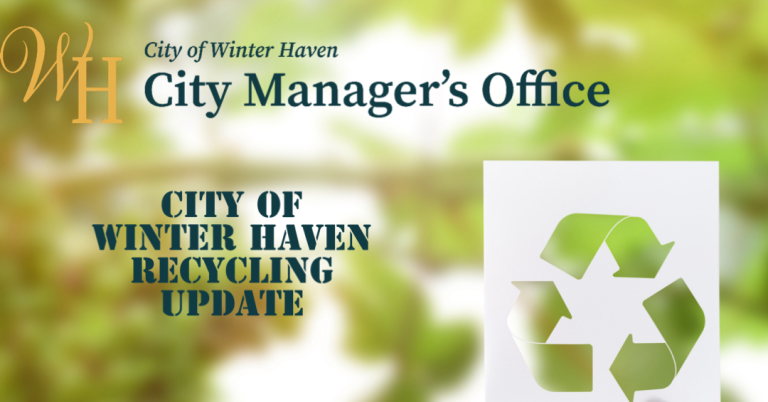 Winter Haven Assures Residents of Ongoing Recycling Services