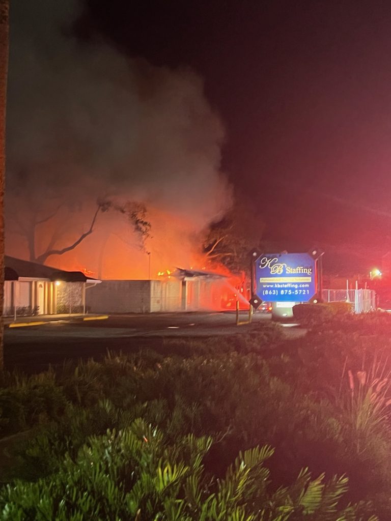 Winter Haven Officials Investigating Friday Night’s Building Fire On 6th St. SE