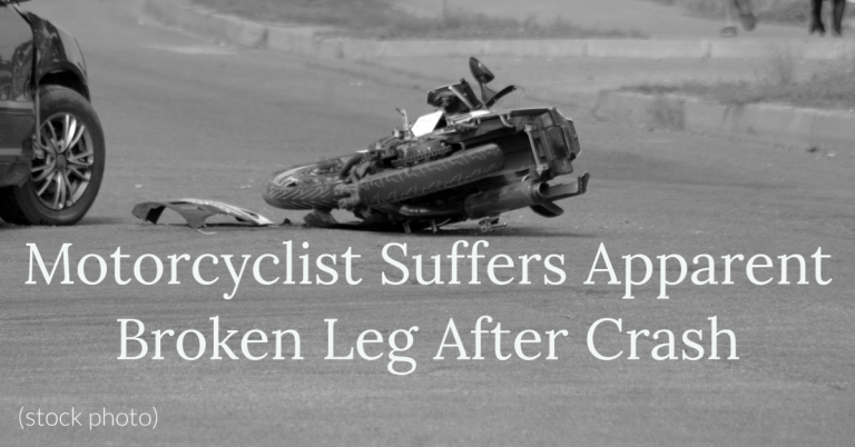 Motorcyclist in Winter Haven Suffers Apparent Broken Leg After Crash
