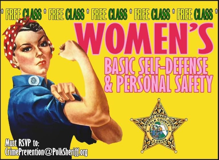 Polk County Sheriff’s Office Women’s Basic Self Defense FREE Class Coming Up