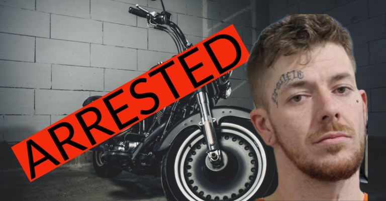 Winter Haven Man Arrested After Being Pulled Over On a Spray-Painted Black Motorcycle With No License Plate