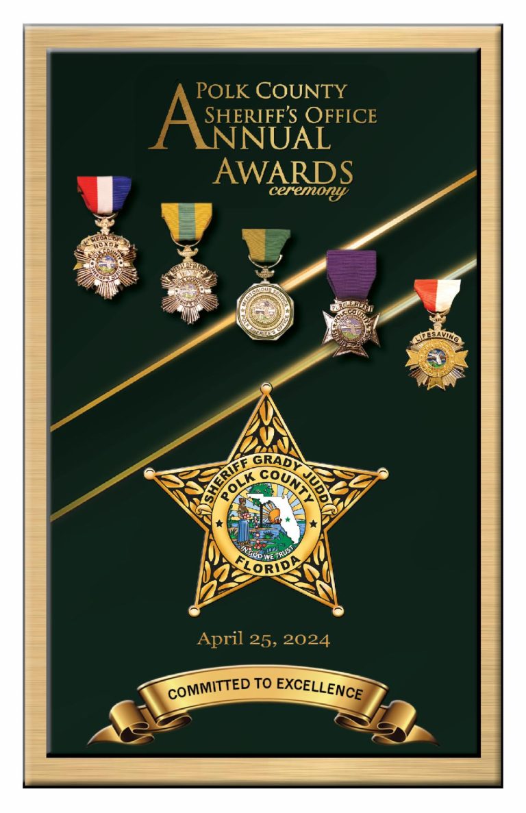 Sheriff Judd Recognizes Outstanding PCSO Members at Upcoming Annual Awards Ceremony